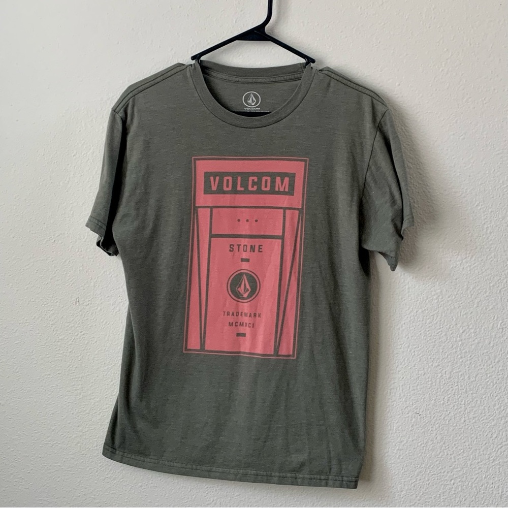 Green Volcom Graphic Tee